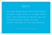 Dotty Pixel Game Font, a Sans Serif Font by alpercakici (Thumbnail 5 of 9)