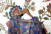 Jacobean Bloom Prints & Motifs, a Pattern Graphic by LEAFure (Thumbnail 4 of 10)