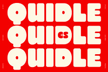 CS Quidle – Chunky Font