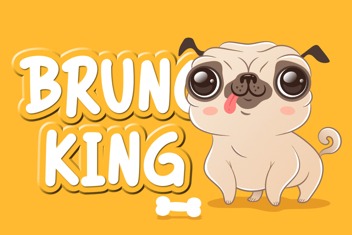 Horsy Moon – Playful Cartoon Font, a Sans Serif Font by Bayuktx (Photo 3 of 7)