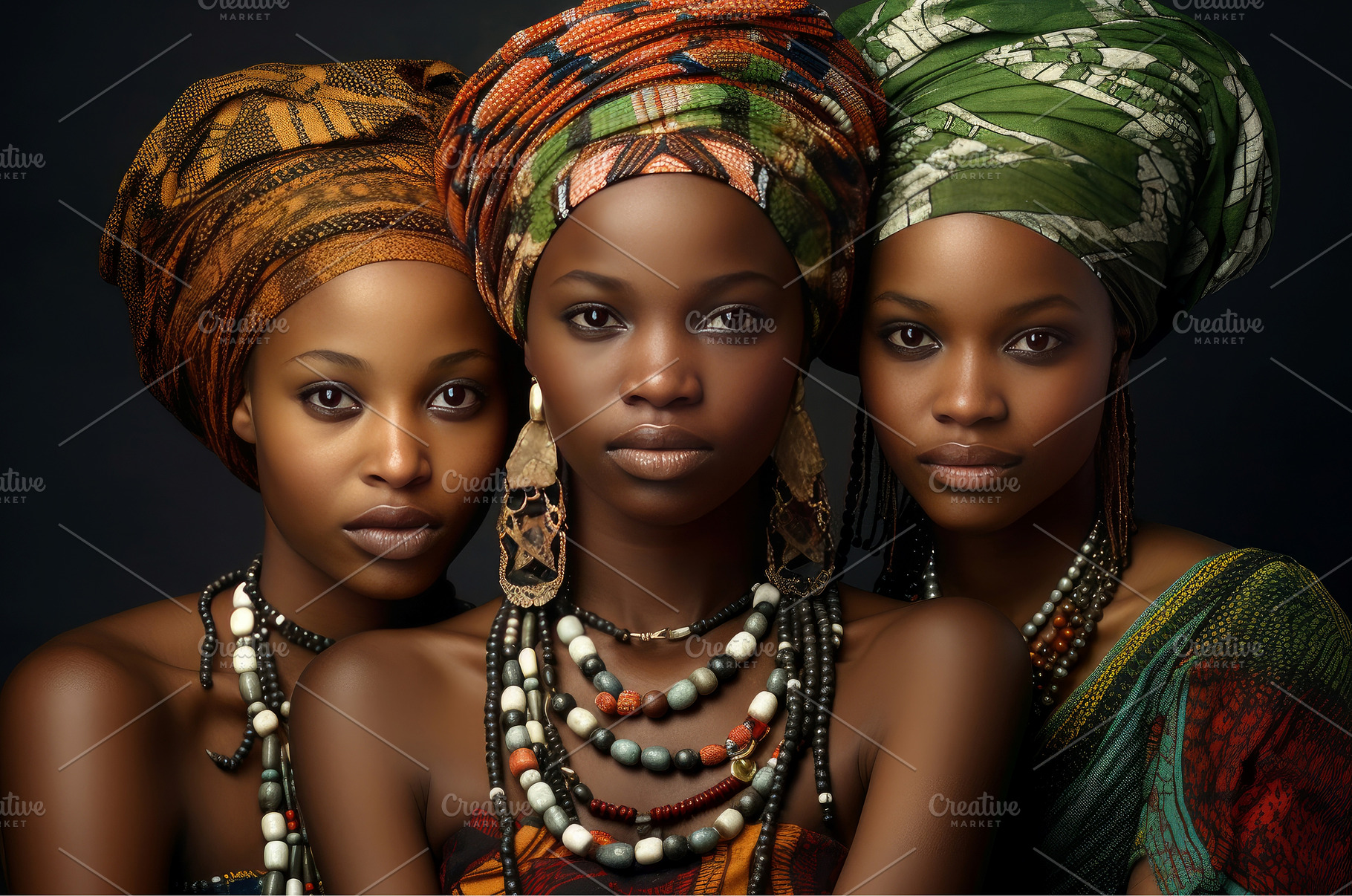 Traditional African women, a Beauty & Fashion Photo by Ylivdesign