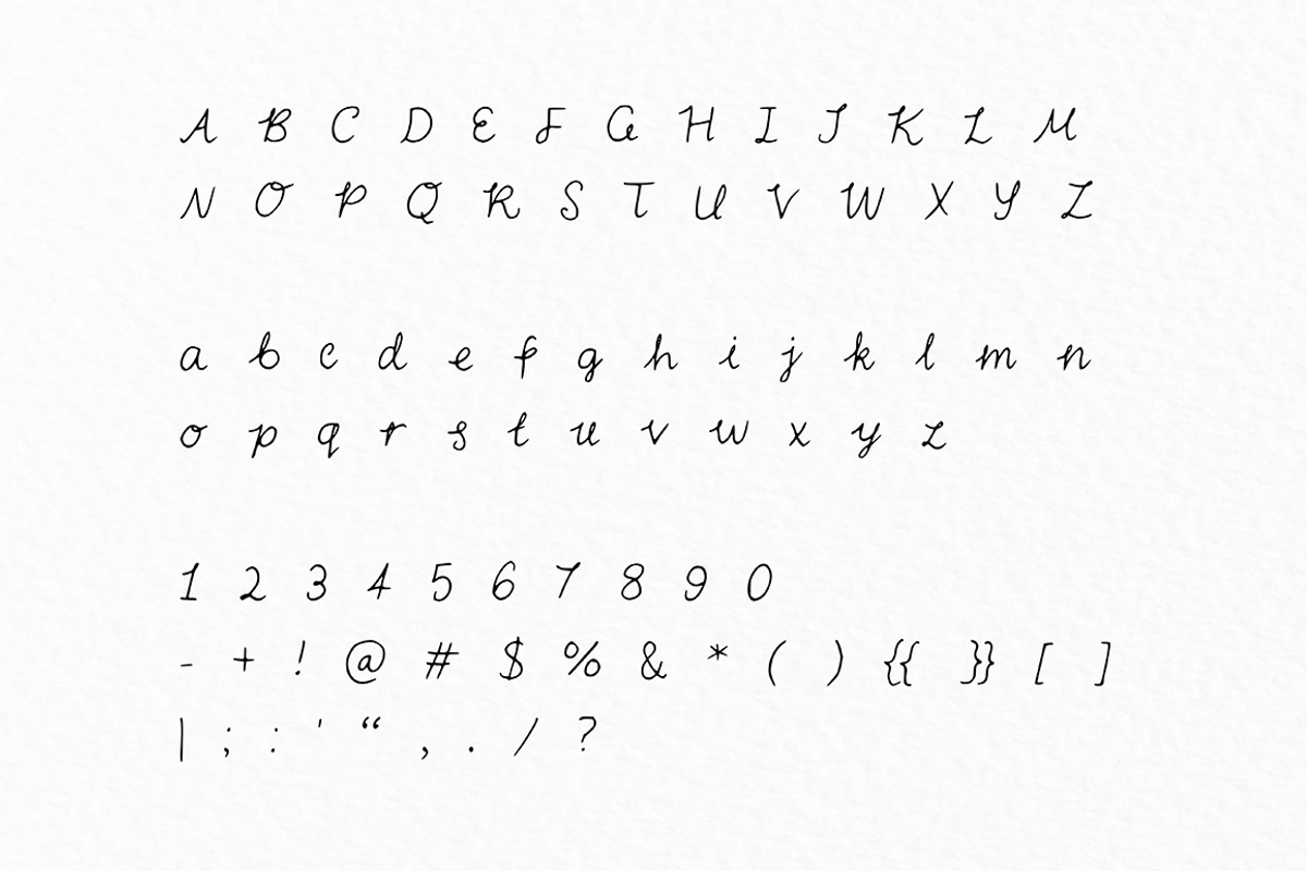 Winona Script Font preview 2