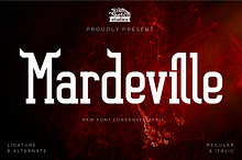 Mardeville - Serif Condensed Font