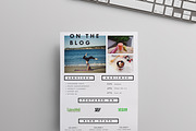 Blog Media Kit Template | Two Pages, a Stationery Template by Blogger Kit Co. (Thumbnail 3 of 3)