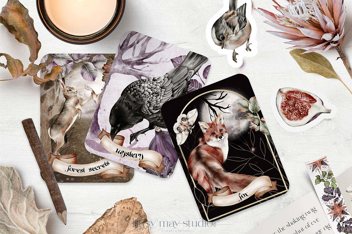 Forest Illustrations Mystic Autumn, an Animal Illustration by Busy May Studio (Photo 2 of 20)