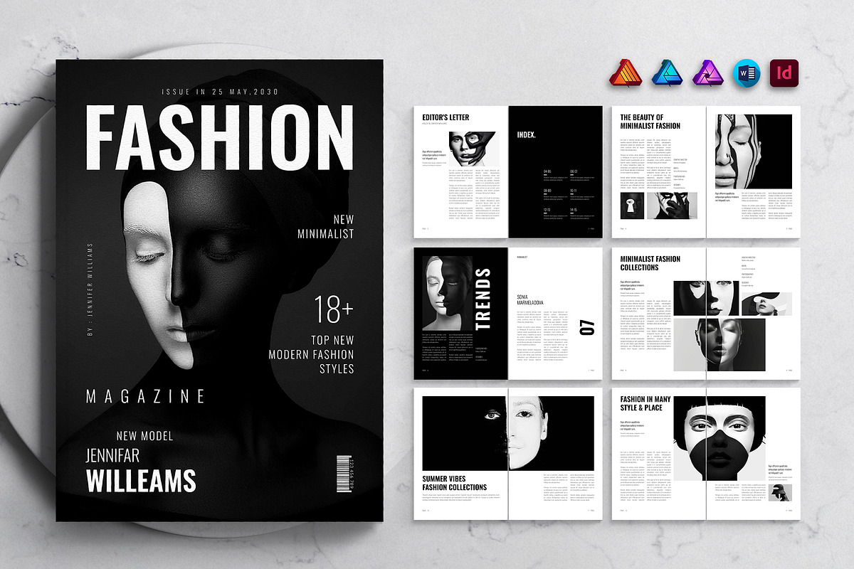 Fashion Magazine Template