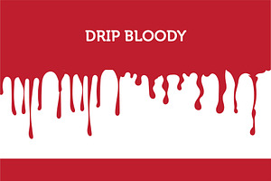 28Bloody Splash Drip Element