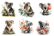 Spring Cute Koala Clipart, an Illustration by Designworld (Thumbnail 5 of 8)