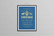 Christmas party invitation flyer, a Flyer Template by Vasya Kobelev (Thumbnail 4 of 5)