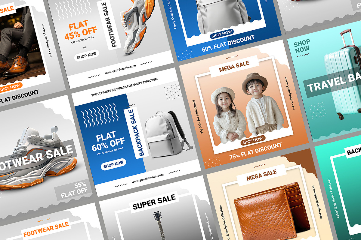 48 Sale Social Media Post Templates, a Social Media Template by Allies Interactive (Photo 3 of 3)