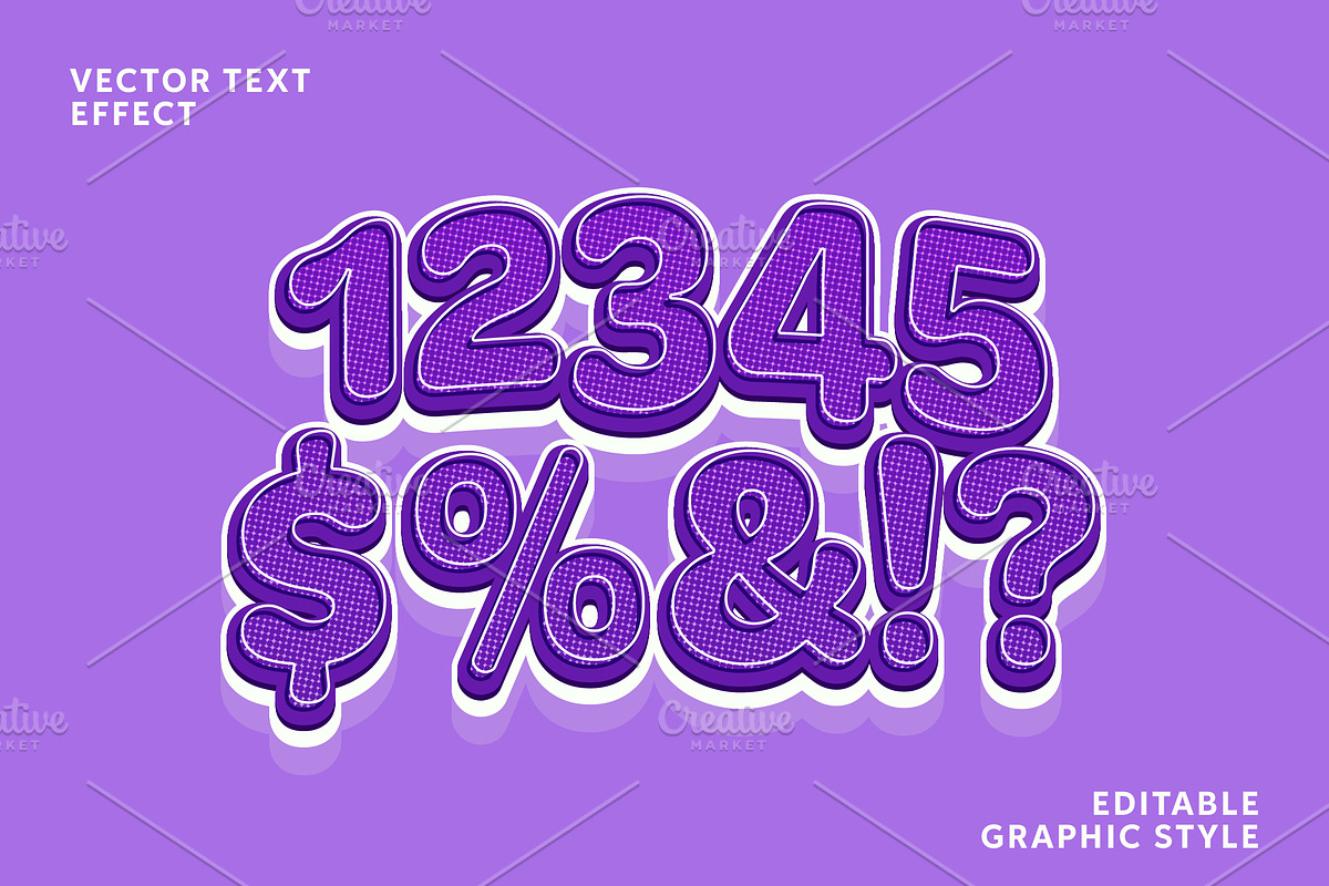 Bold Comic Dotted Text Effect preview 2