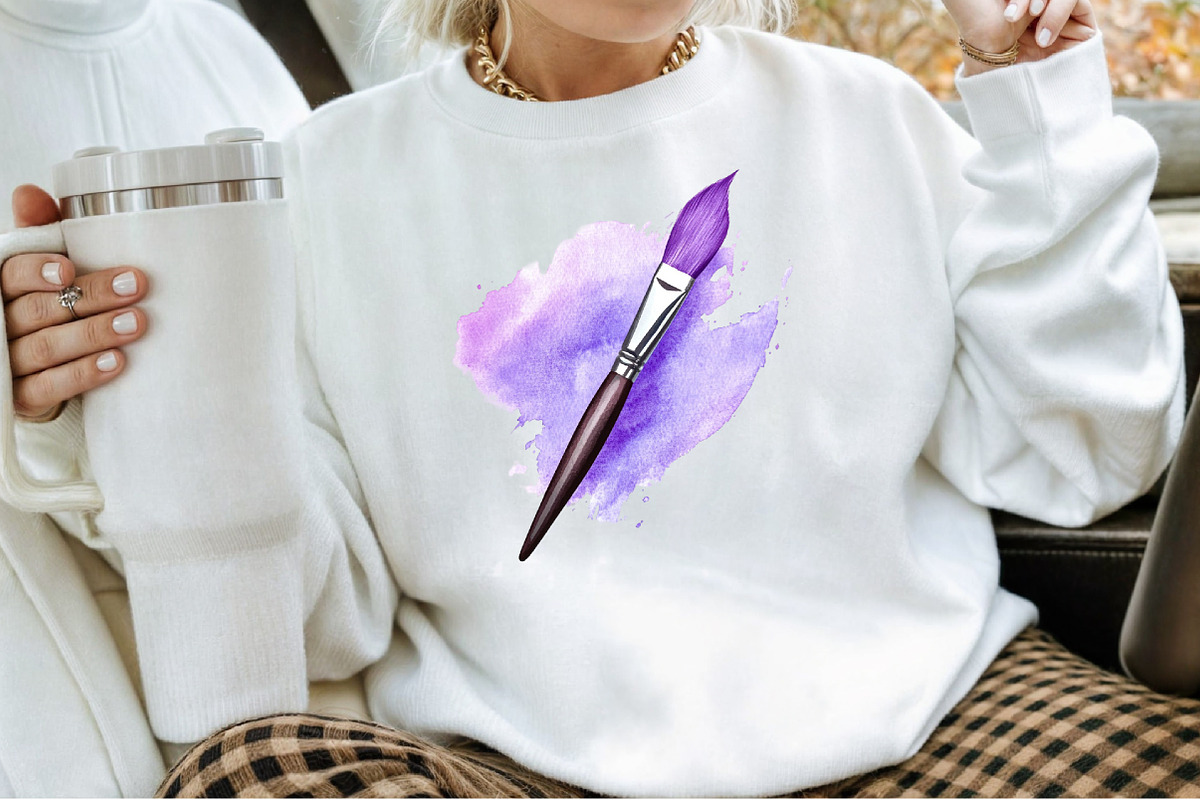 Watercolor Brushes for Procreate, an Illustration by Sublimation Artist (Photo 4 of 6)