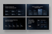 Black / Dark Presentation Template, a Presentation Template by BrandPacks (Thumbnail 4 of 7)