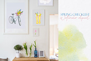 Watercolor Bundle Four Seasons., a Seasonal Illustration by NataliArkushArt (Thumbnail 13 of 65)