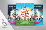 Family Fun Day Flyers, a Flyer Template by kinzi21 (Thumbnail 1 of 5)
