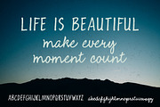 Pepperidge font, a Script Font by nancy cole studio (Thumbnail 1 of 5)