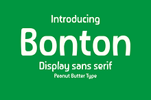 Bonton Display Sans Serif