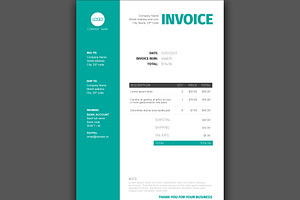 Vector Invoice Template