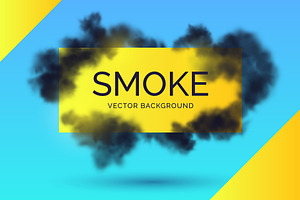 Smoke vector background