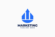 Real Estate Marketing Logo, a Branding & Logo Template by Zeer Graphic (Thumbnail 2 of 2)