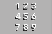 3D Plastic Letters & Numbers, an Object 3D Model by Graphic Pattern Studio (Thumbnail 5 of 6)