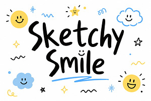 Sketchy Smile - Playful Font