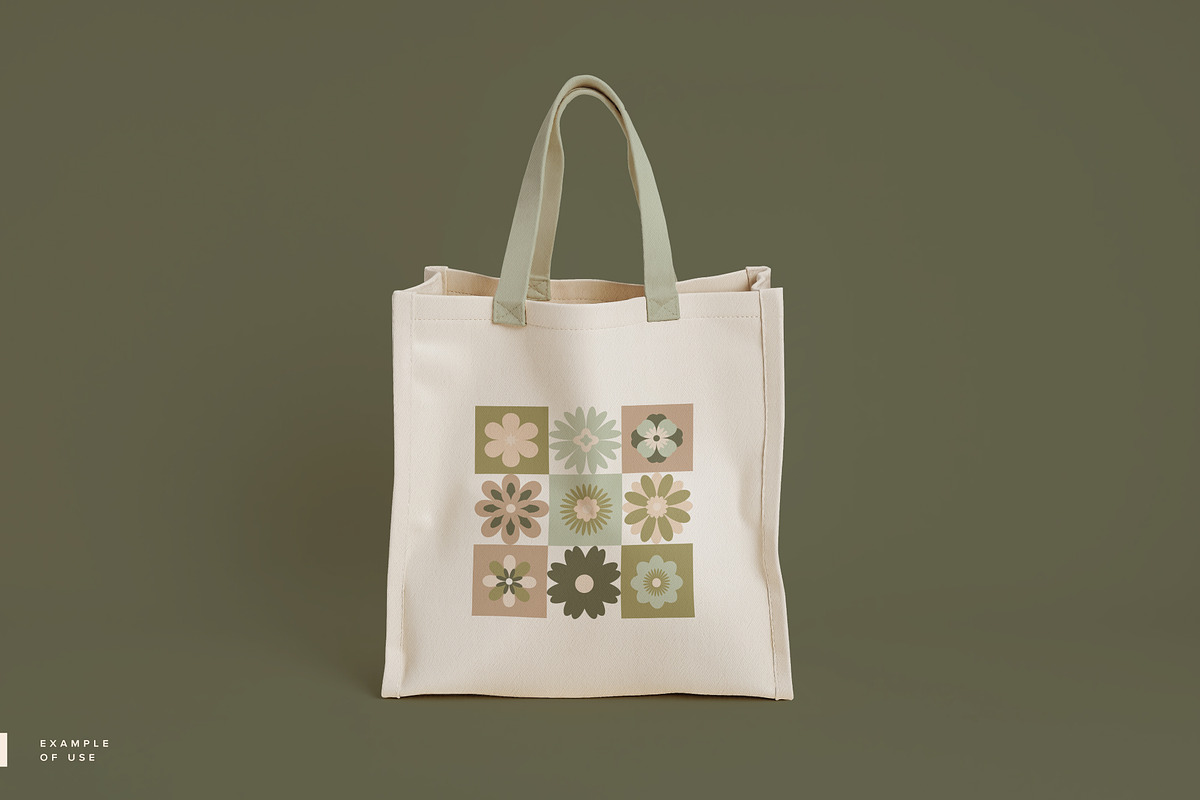 Floral Shapes & Seamless Patterns, an Object Graphic by studiocolectivo (Photo 3 of 12)