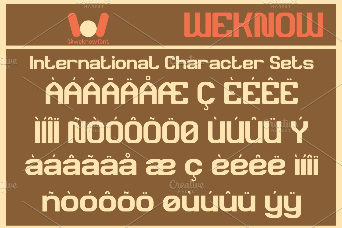 Synthetic Rhythm font, a Font by weknow (Photo 8 of 8)