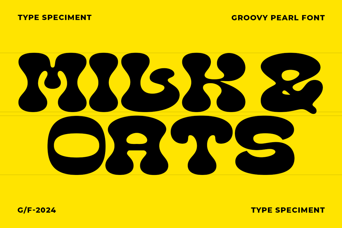 Groovy Pearl - Fancy Display Font, a Sans Serif Font by GroovyFontCo (Photo 5 of 8)