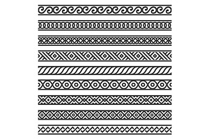 Border Decoration Seamless Patterns