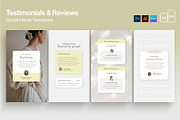 Testimonials & Reviews Social Media, a Social Media Template by BrandPacks (Thumbnail 7 of 7)