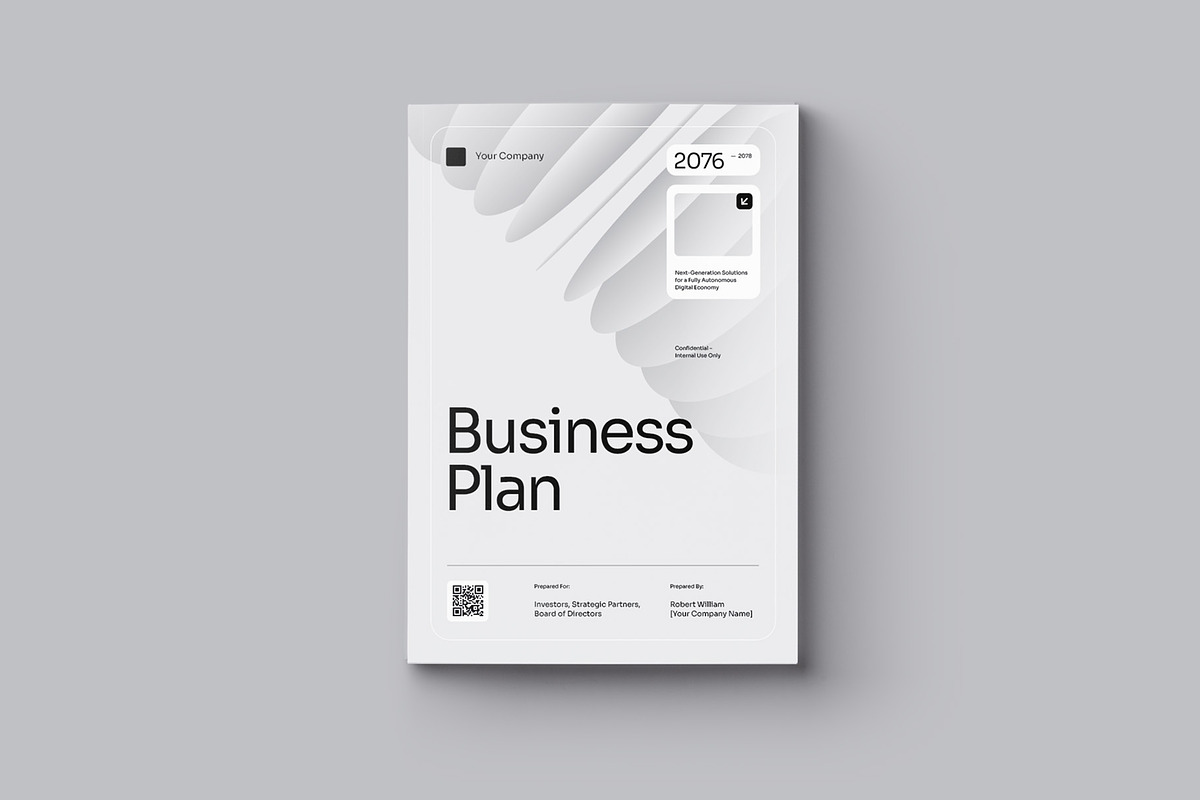Minimalist Business Plan - GAND, a Brochure Template by fakhroo (Photo 1 of 10)