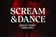 Fright Series – Horror Serif Font, a Serif Font by Yukita Creative (Thumbnail 3 of 8)