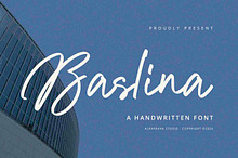 Baslina - Handwritten Font