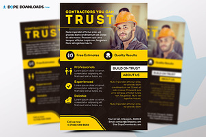 Contractors Flyer Template