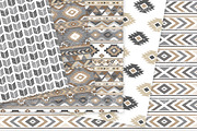 Neutral Aztec Digital Paper, a Pattern Graphic by Avenie Digital (Thumbnail 3 of 4)