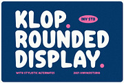 Klop - Friendly Rounded Font, a Sans Serif Font by Invasi Studio (Thumbnail 1 of 10)