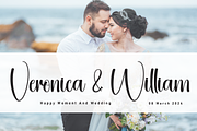 Wedding | Script Font, a Handwritten Font by Scratchones (Thumbnail 2 of 8)