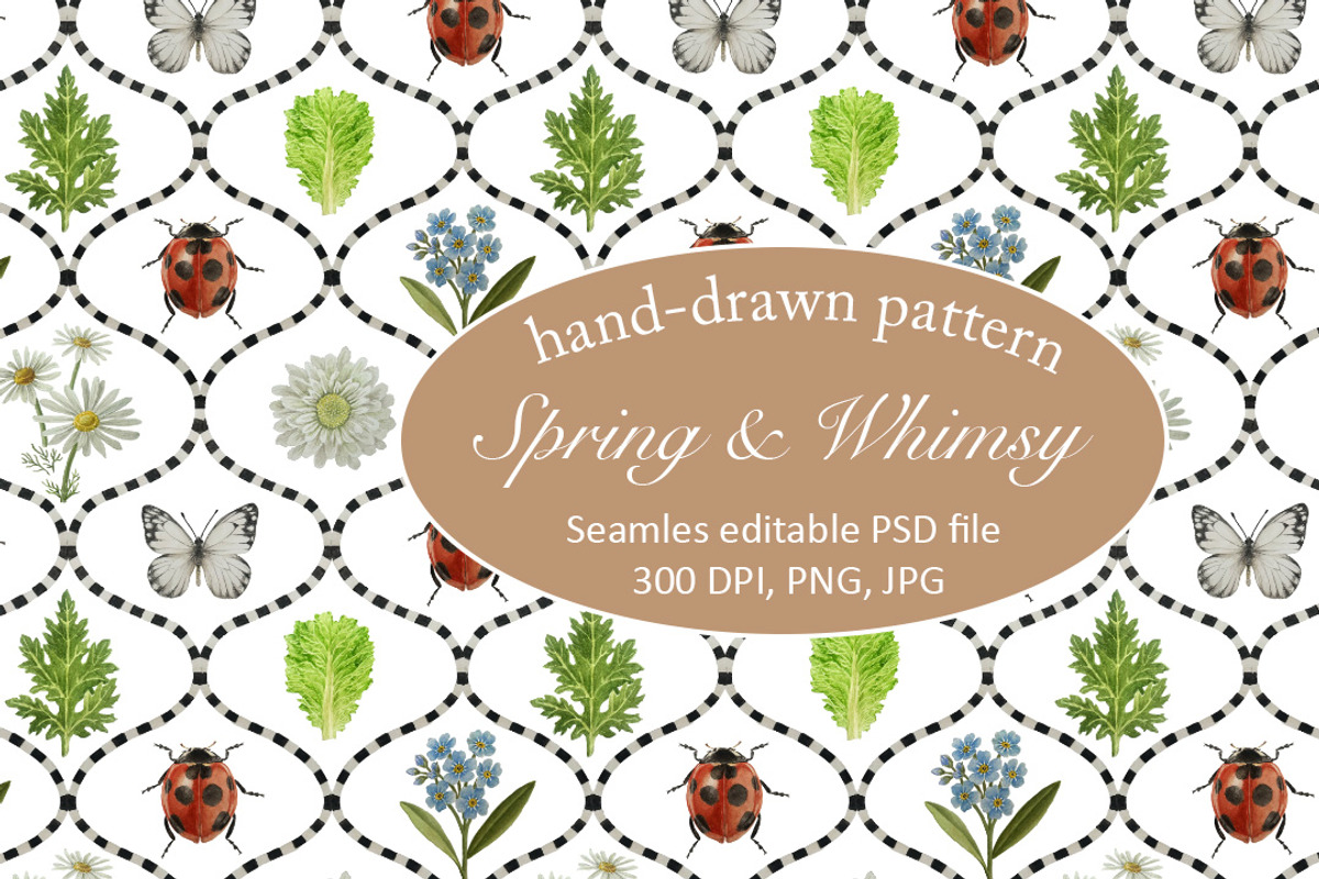 Spring & Whimsy, a Pattern Graphic by Stylus & Bloom (Photo 1 of 7)