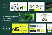Business Proposal Pitch-Deck, a Presentation Template by Creative-Work (Thumbnail 1 of 9)