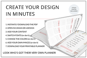 Planner Templates Canva - Blush