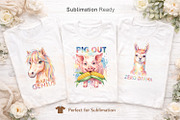 Funny Rustic Barnyard Sublimation, an Illustration by Artnoy (Thumbnail 5 of 8)