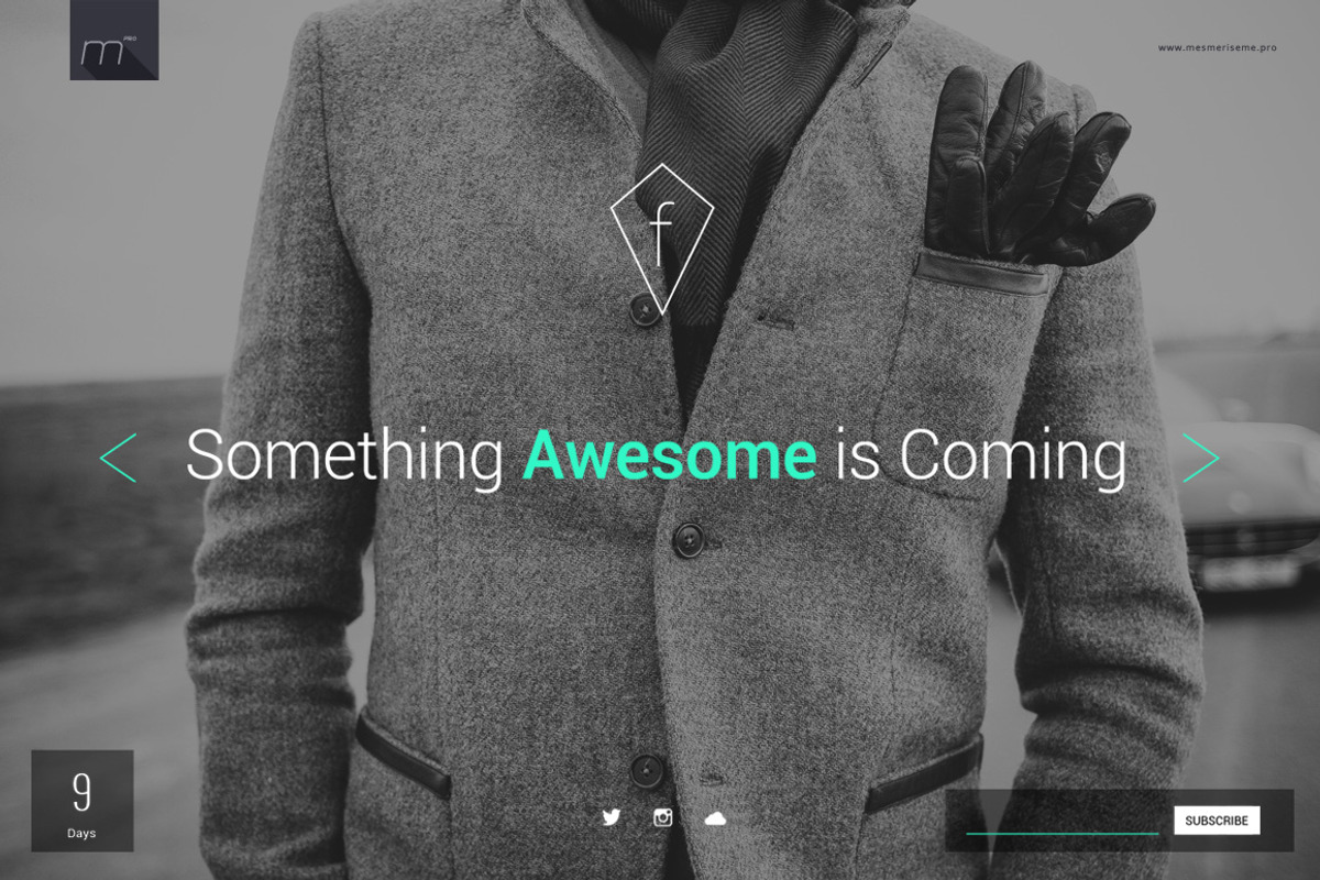 Fashion Coming Soon Template, a Websites & App Template by CapitalTemplate2 (Photo 2 of 6)