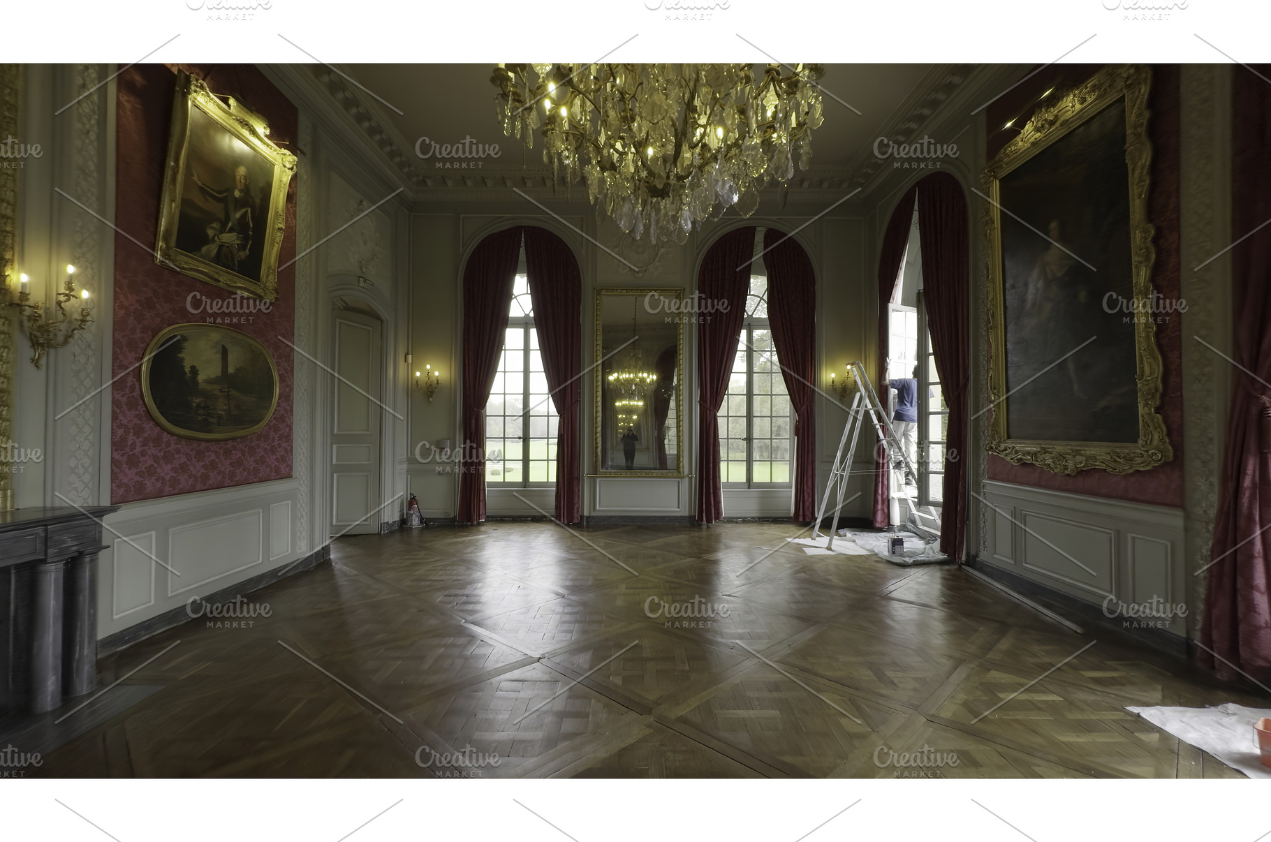 An Elegant Room with a Stunning, an Arts & Entertainment Photo by Media Whale Stock