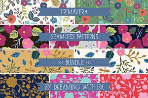 PRIMAVERA Seamless Patterns Bundle