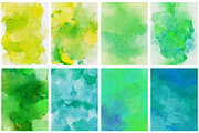Hand drawn watercolor backgrounds, a Texture Graphic by Deveze Art & Co (Thumbnail 9 of 13)