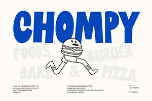 Chompy Food Font