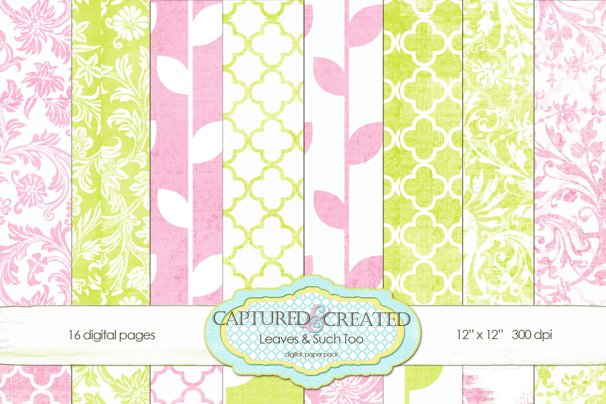 Leaves and Such Two-Paper Set