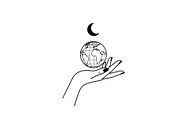 Hand Globe Silhouette Bundle, an Illustration by Designs_River (Thumbnail 31 of 31)