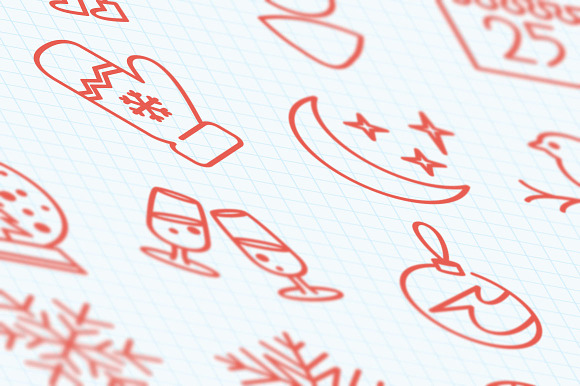 16 Christmas Icons
